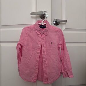 Ralph Lauren Pink Kids Shirt 4T